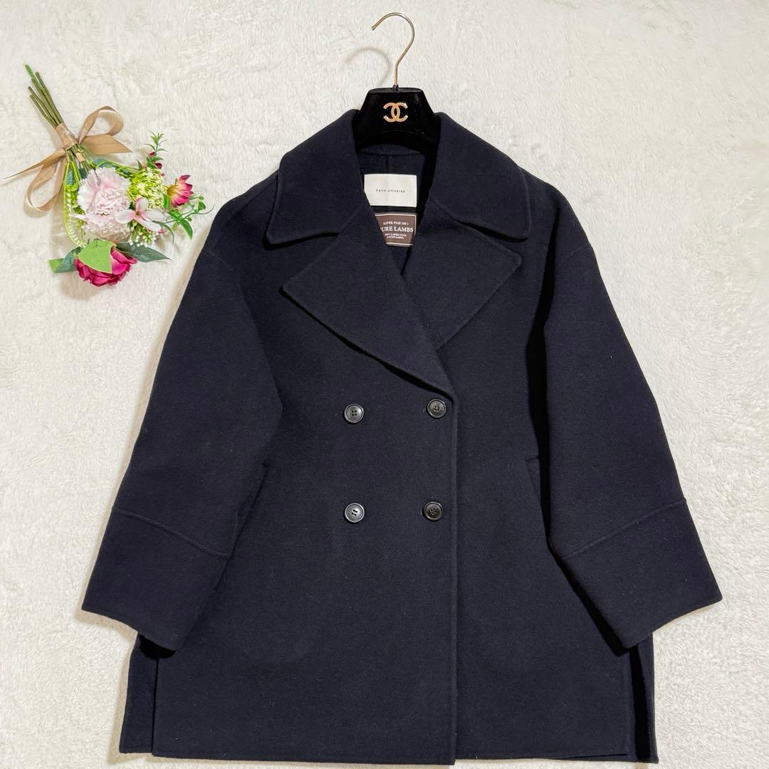 美品✨　ナノユニバース　PURE LAMBS リバーミドルコート　L　24AW
