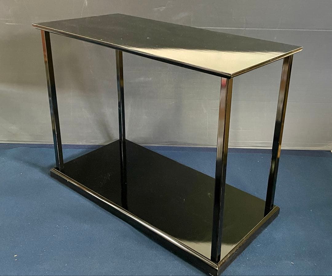 「祖」 真台子 可映 真塗 台子 組立式 紙箱 茶道具 （123F⑩）