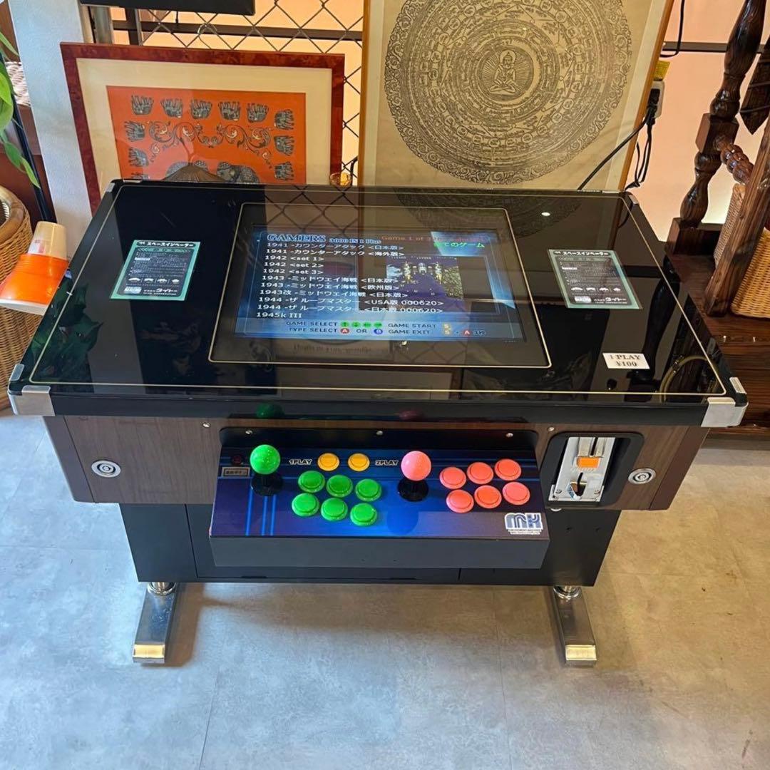 ジャンク　アーケードゲーム機 レストアハーフ筐体 搭載数不明　2014年製