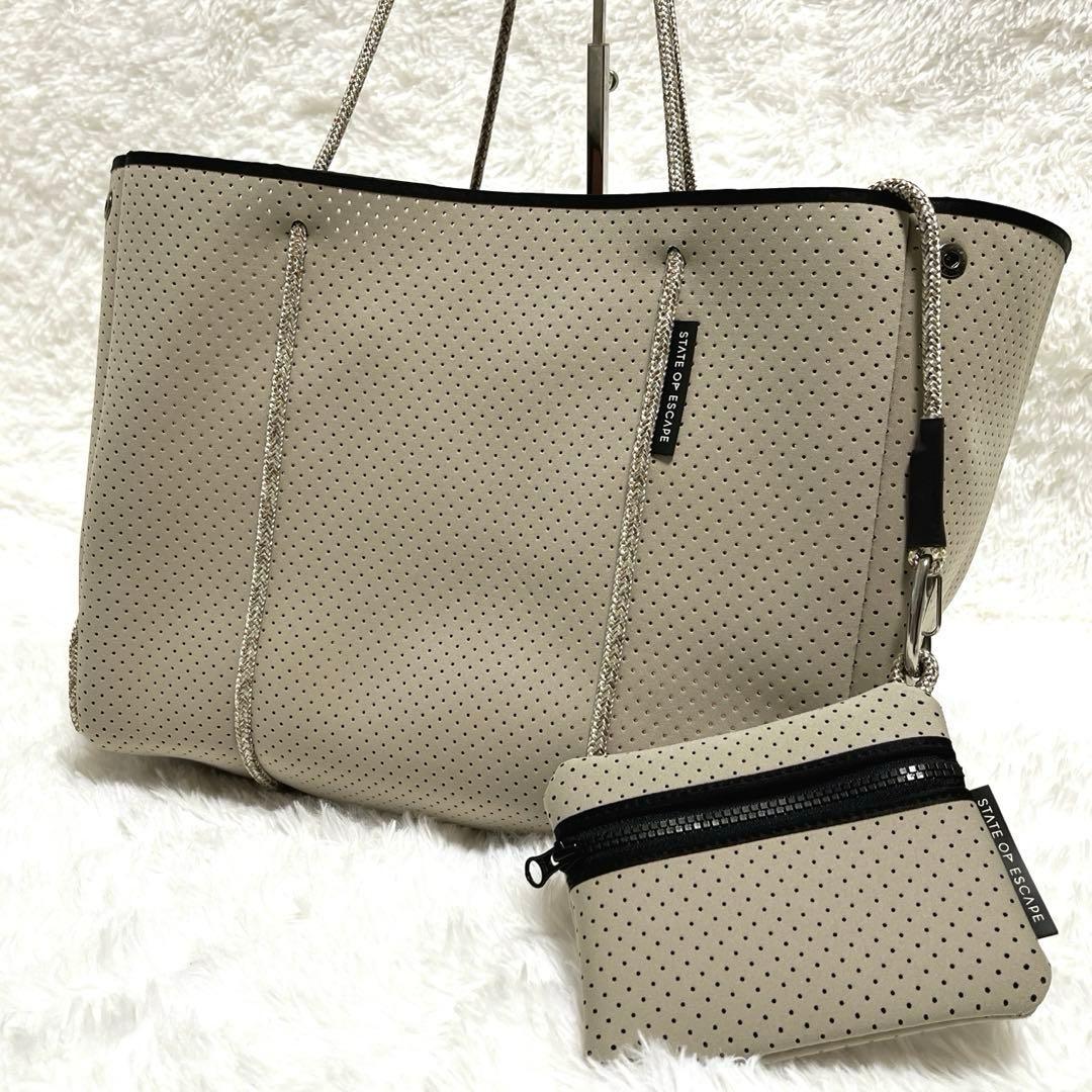 【未使用級】STATE OF ESCAPE トートバッグ マザーズバッグ ポーチ