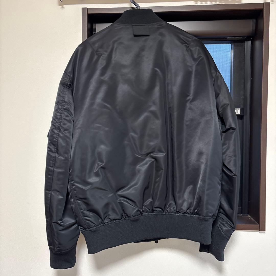 ブラック MA-1 フライトジャケット　UNIQLO × Jil sander