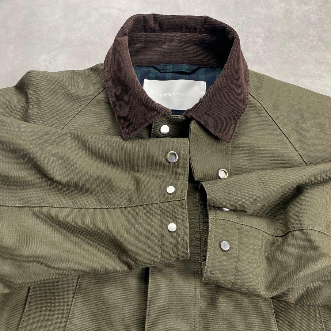 美品　MARMARMAR ハンティングジャケット コットン　キャンバス地