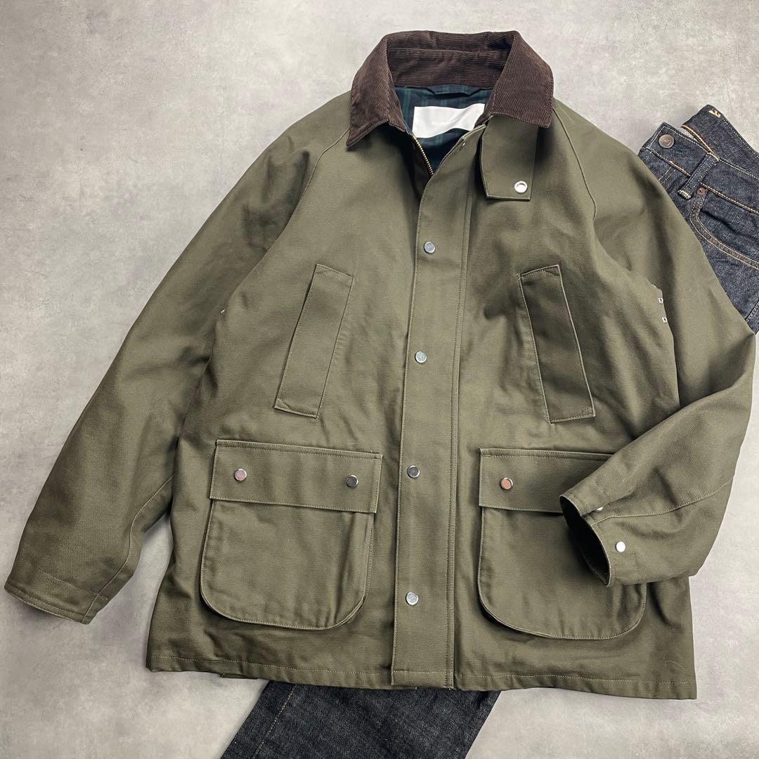 美品　MARMARMAR ハンティングジャケット コットン　キャンバス地