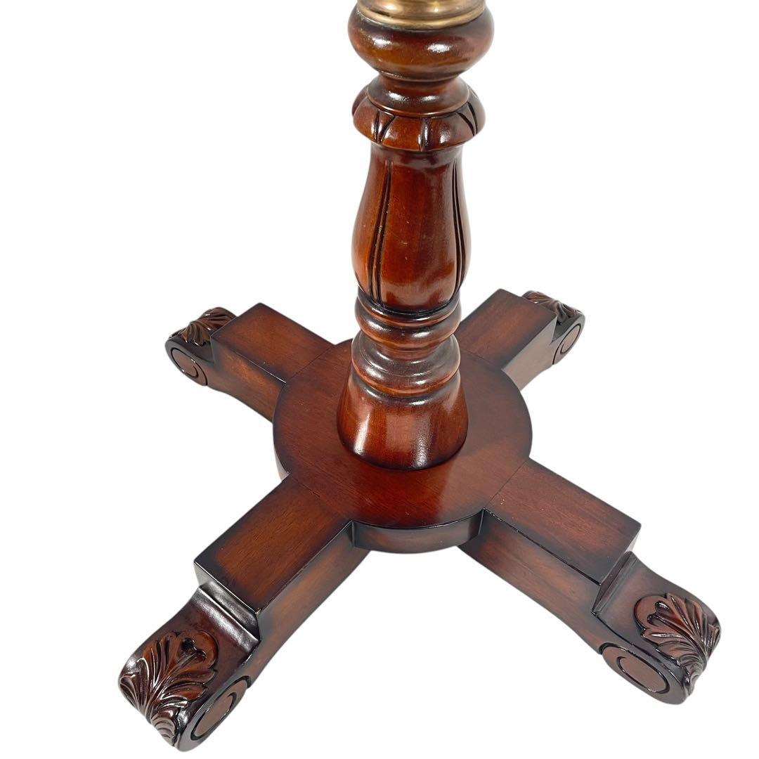 HR595 コートハンガー　高級マホガニー木製 無 垢材 コートスタンド