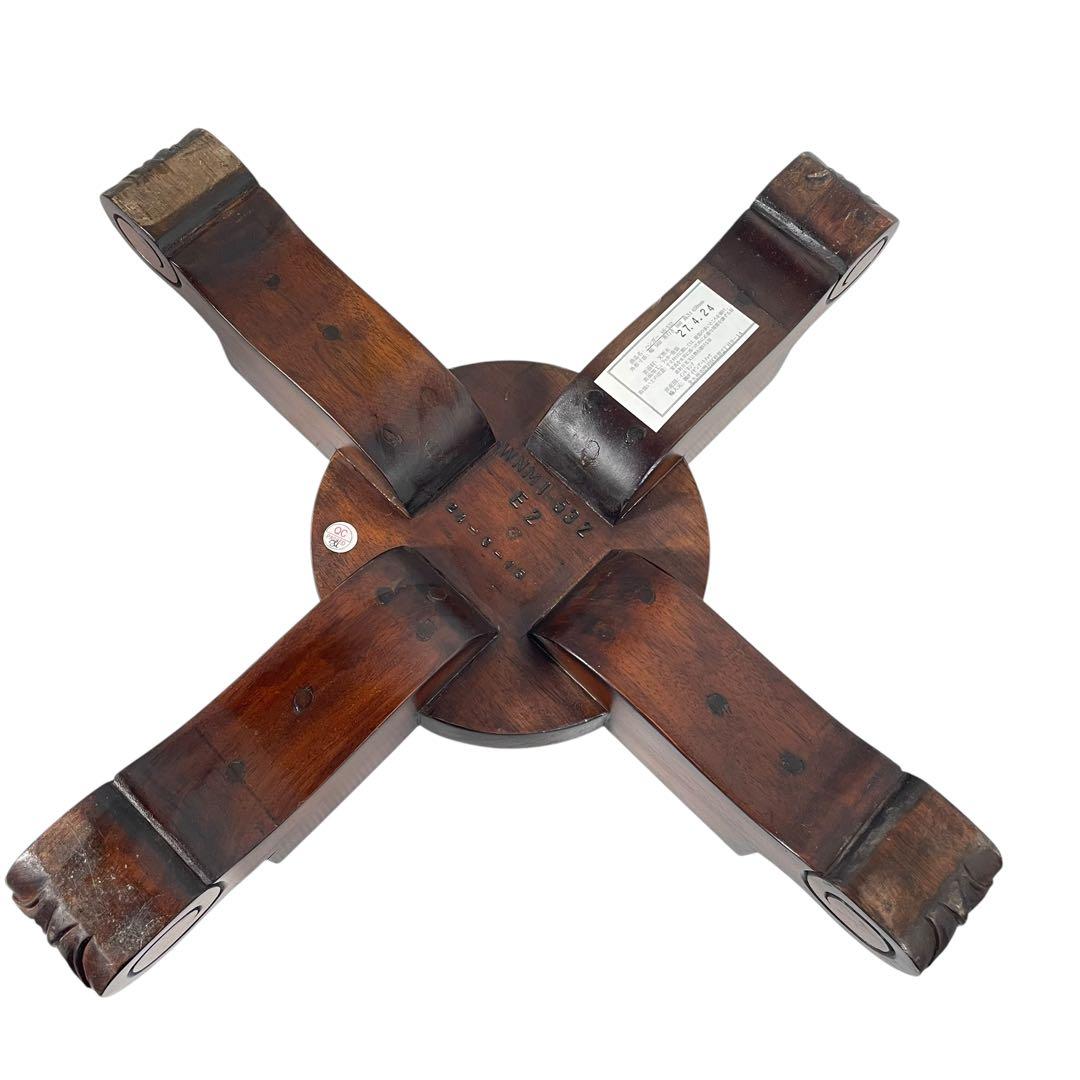 HR595 コートハンガー　高級マホガニー木製 無 垢材 コートスタンド