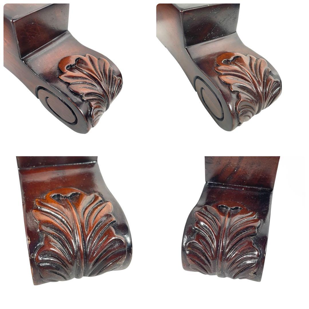 HR595 コートハンガー　高級マホガニー木製 無 垢材 コートスタンド