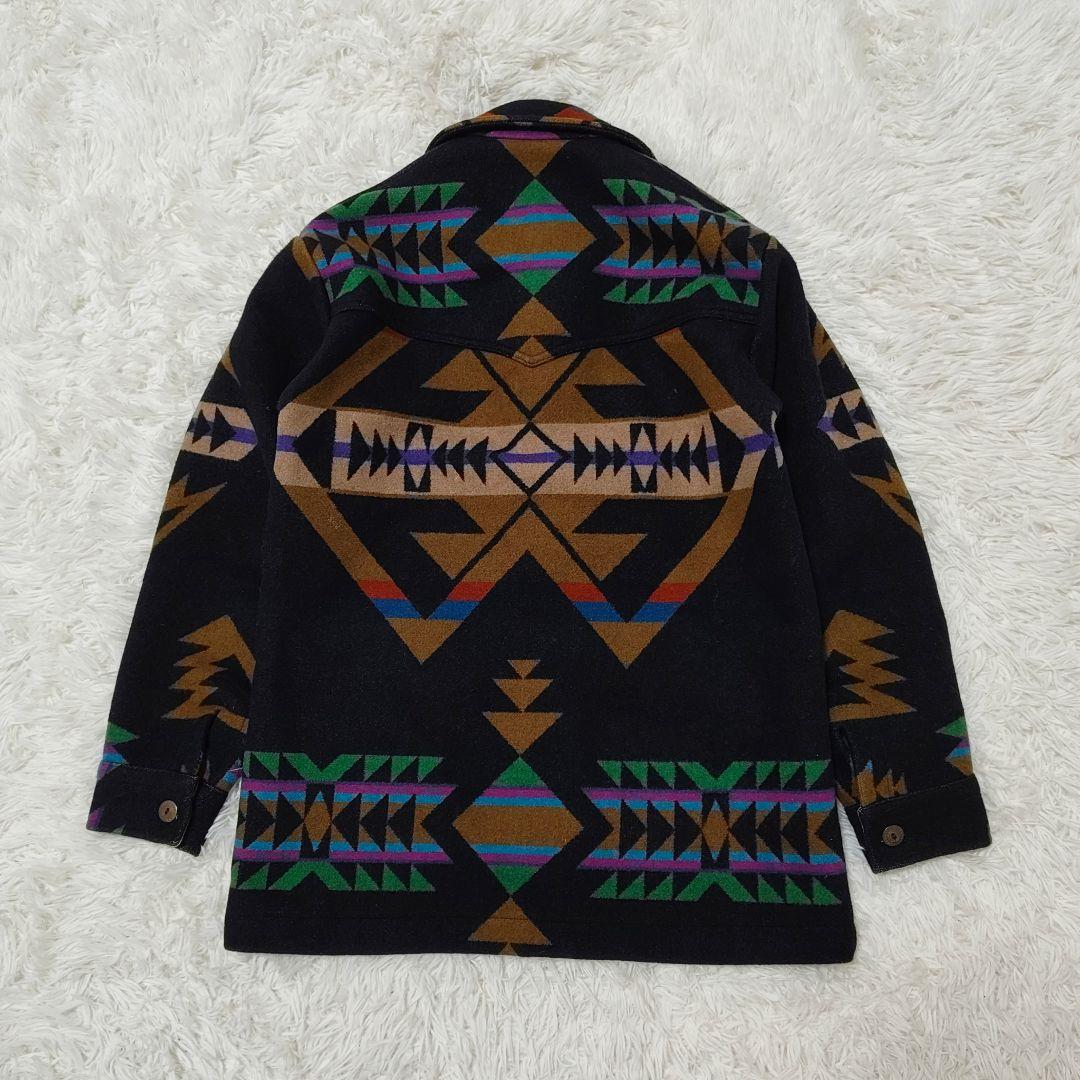PENDLETON 80年代 ウールコート M相当 ネイティブ柄