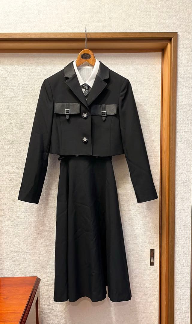 【美品】ELLE EN NOIR 160 卒業式　卒服　女子フォーマル4点セット