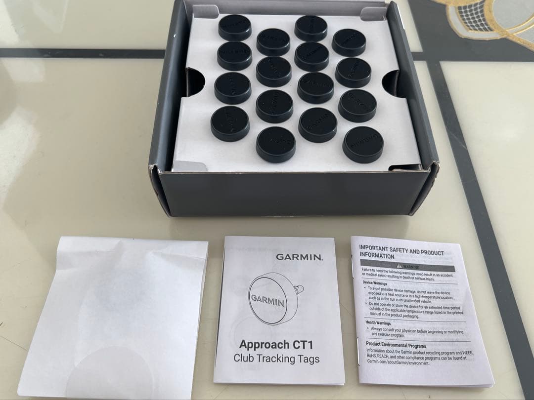 GARMIN Approach CT1 ゴルフデータ追跡タグ 16個