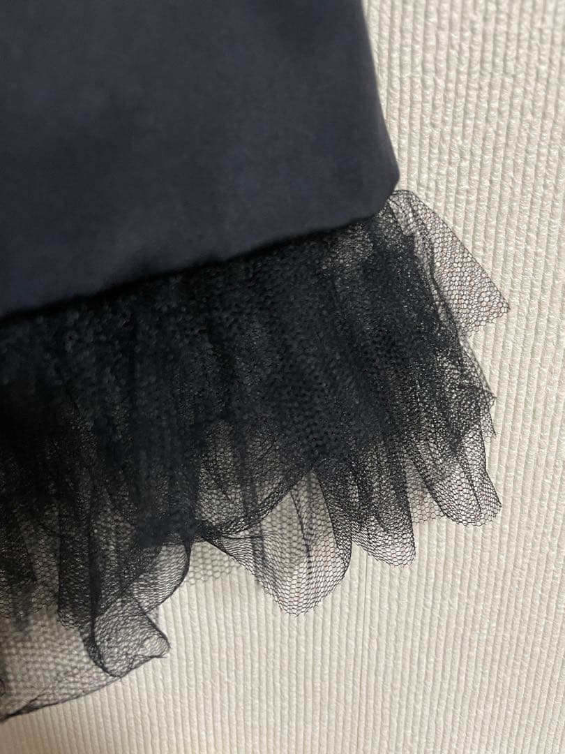 FOXEY ブラック シルク混ドレス 40