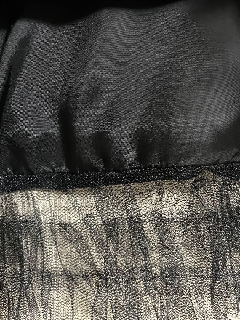 FOXEY ブラック シルク混ドレス 40