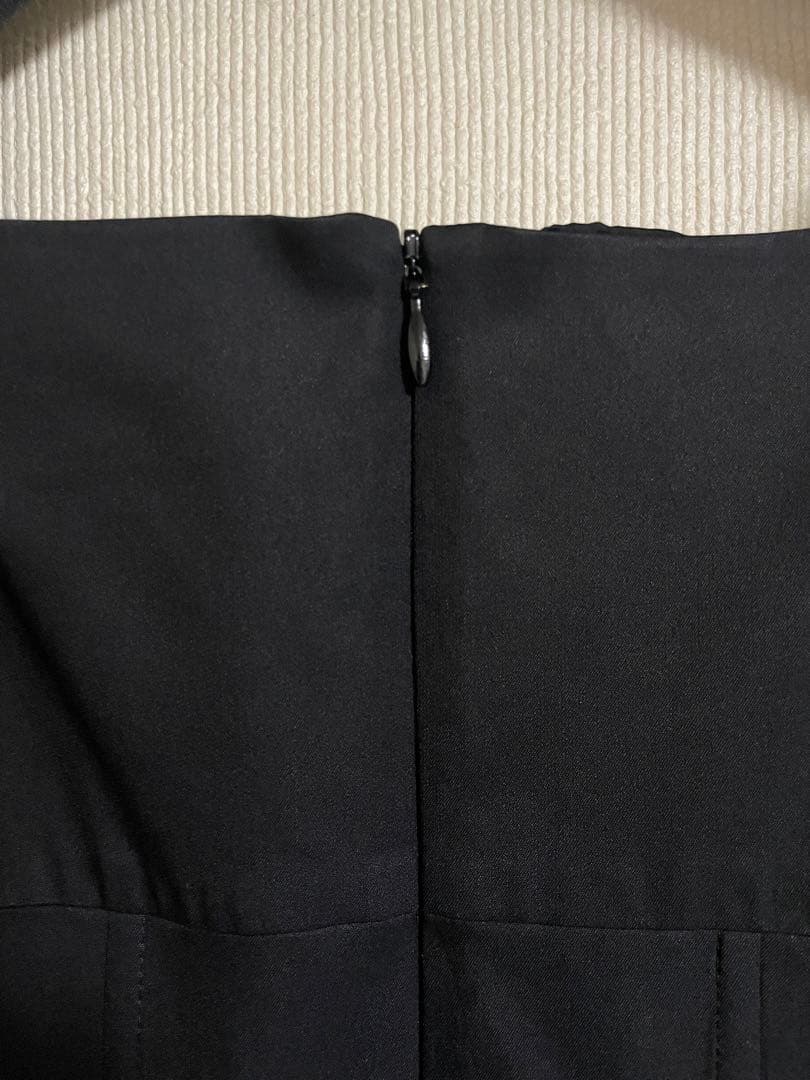 FOXEY ブラック シルク混ドレス 40