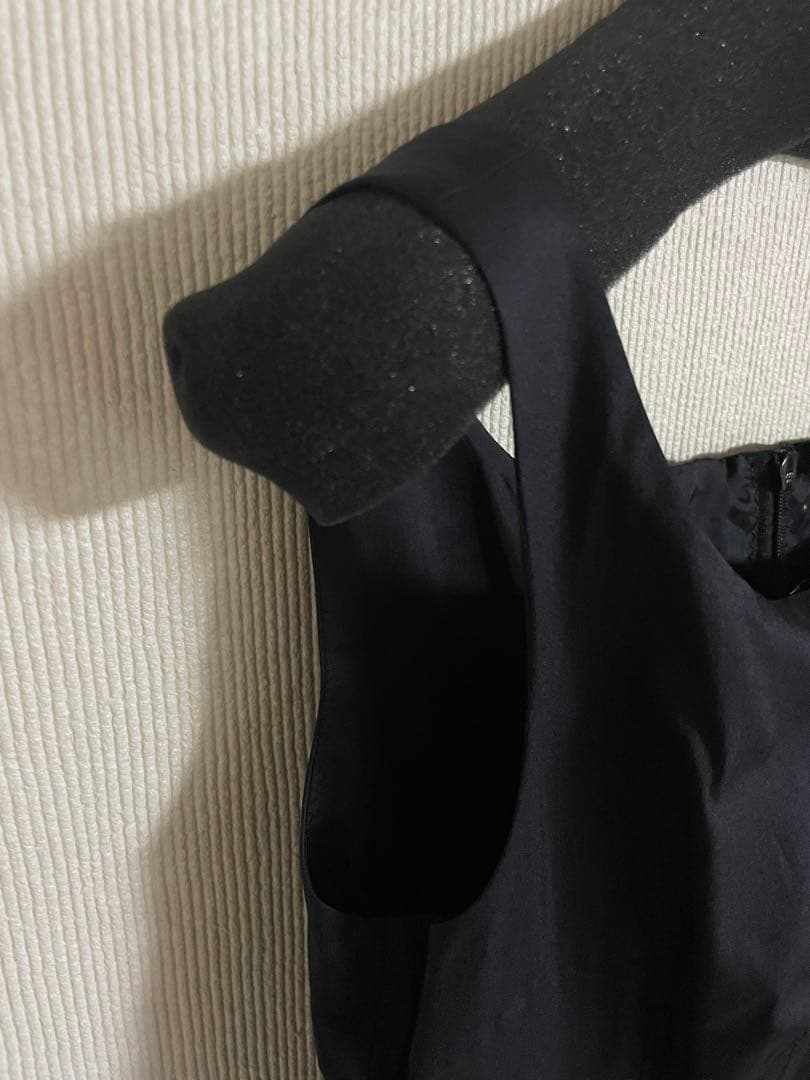 FOXEY ブラック シルク混ドレス 40