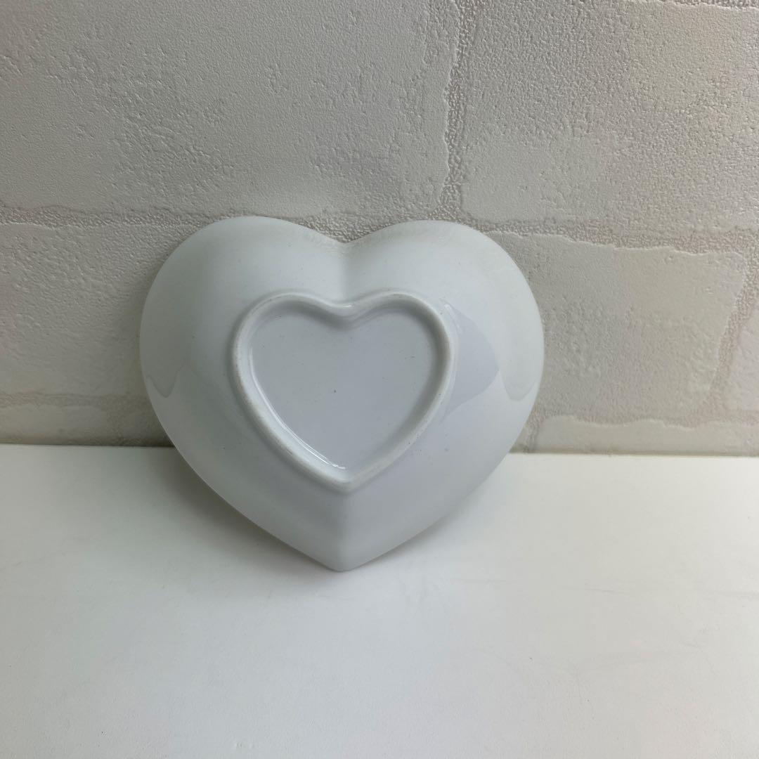 ハート型ホワイトボウル5個セット　3個