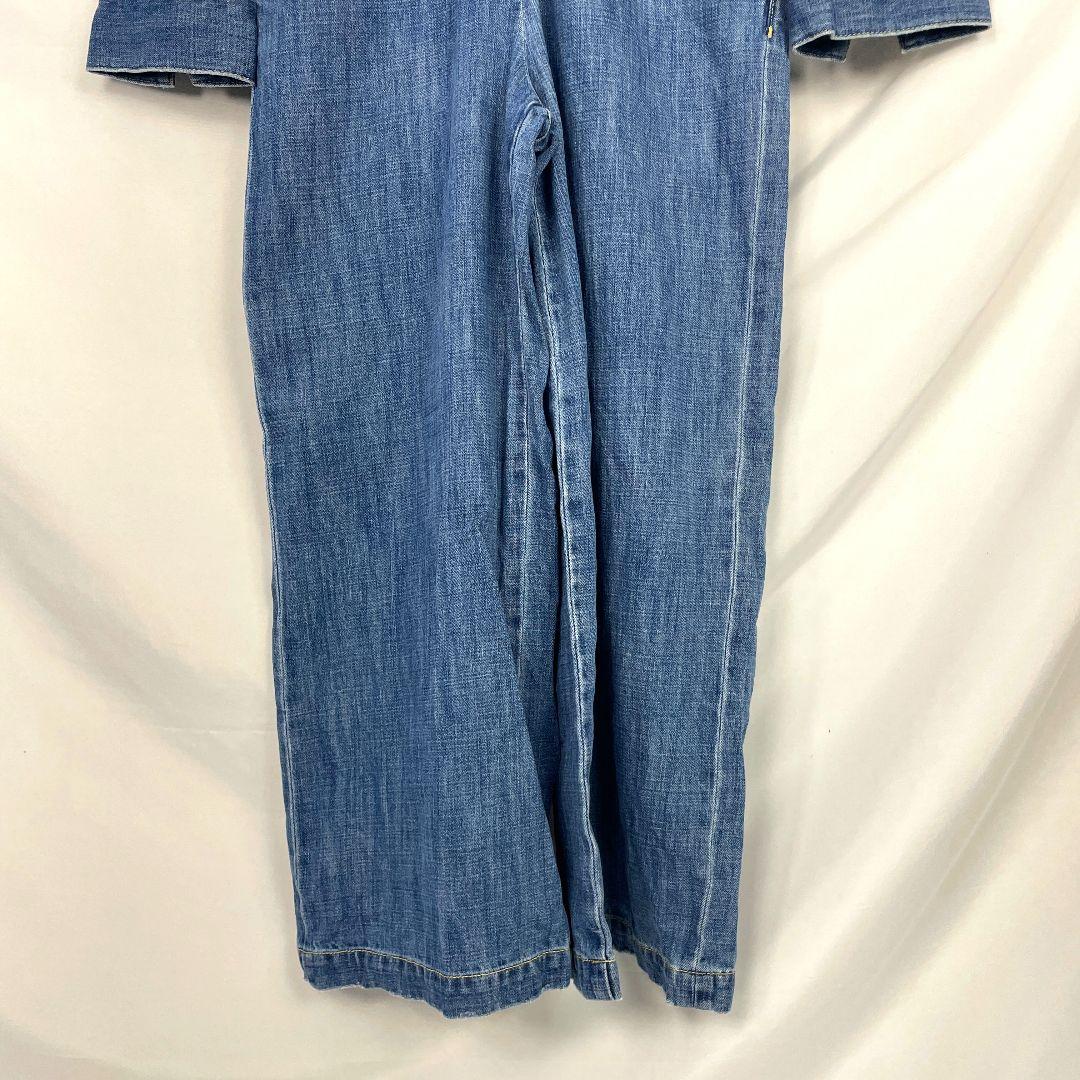 美品 R'IAM-PLAGE デニムオールインワン 36 つなぎ ジャンプスーツ