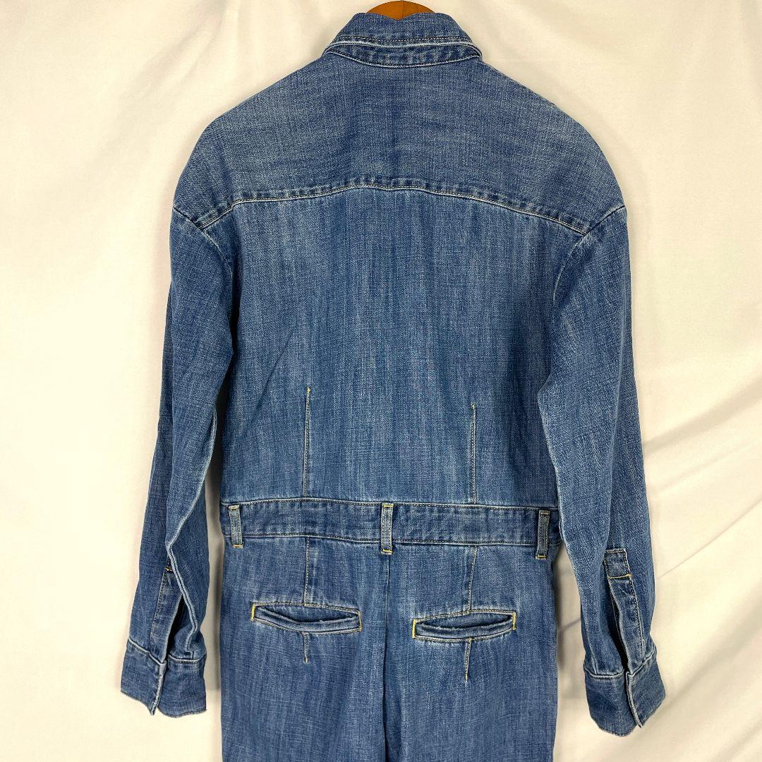 美品 R'IAM-PLAGE デニムオールインワン 36 つなぎ ジャンプスーツ