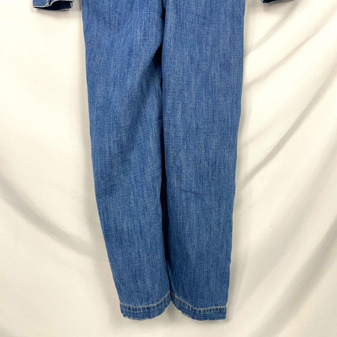 美品 R'IAM-PLAGE デニムオールインワン 36 つなぎ ジャンプスーツ