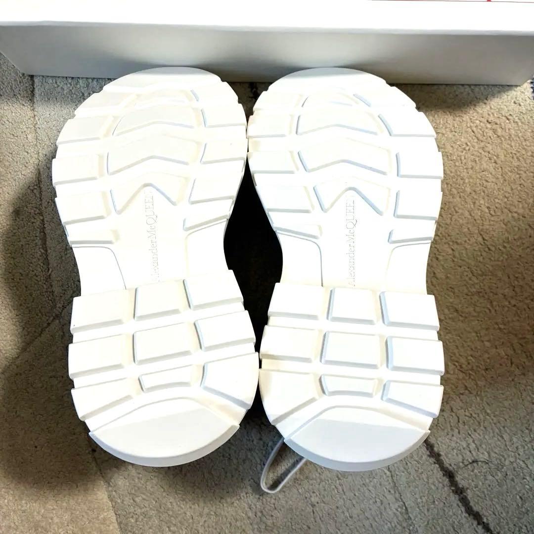 アレキサンダーマックイーン 厚底 レディーススニーカー黒白 23cm新品 正規品