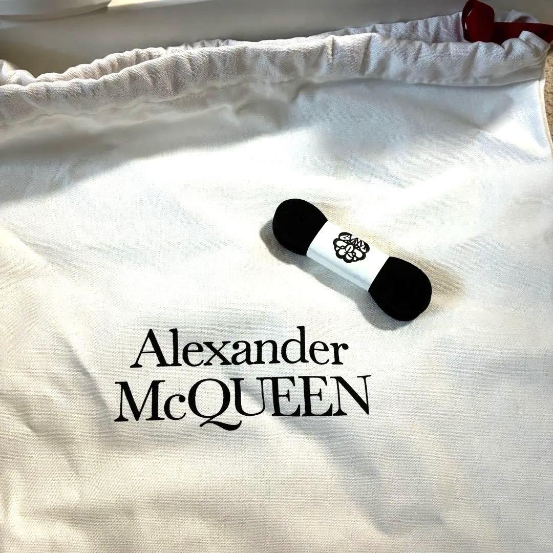 アレキサンダーマックイーン 厚底 レディーススニーカー黒白 23cm新品 正規品