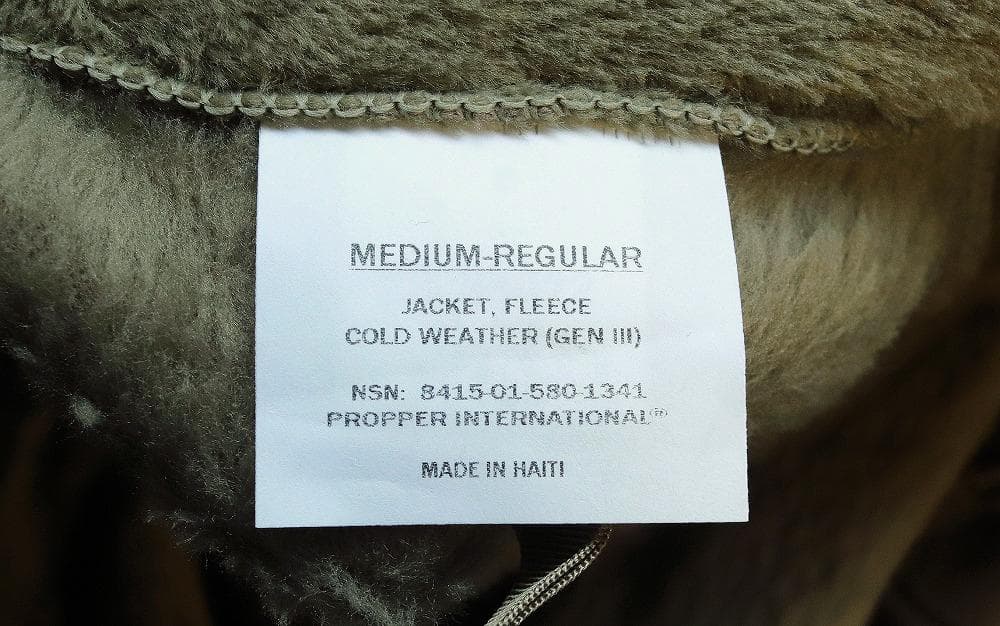 ECWCS GEN3 Level3フリースジャケット コヨーテ M/R