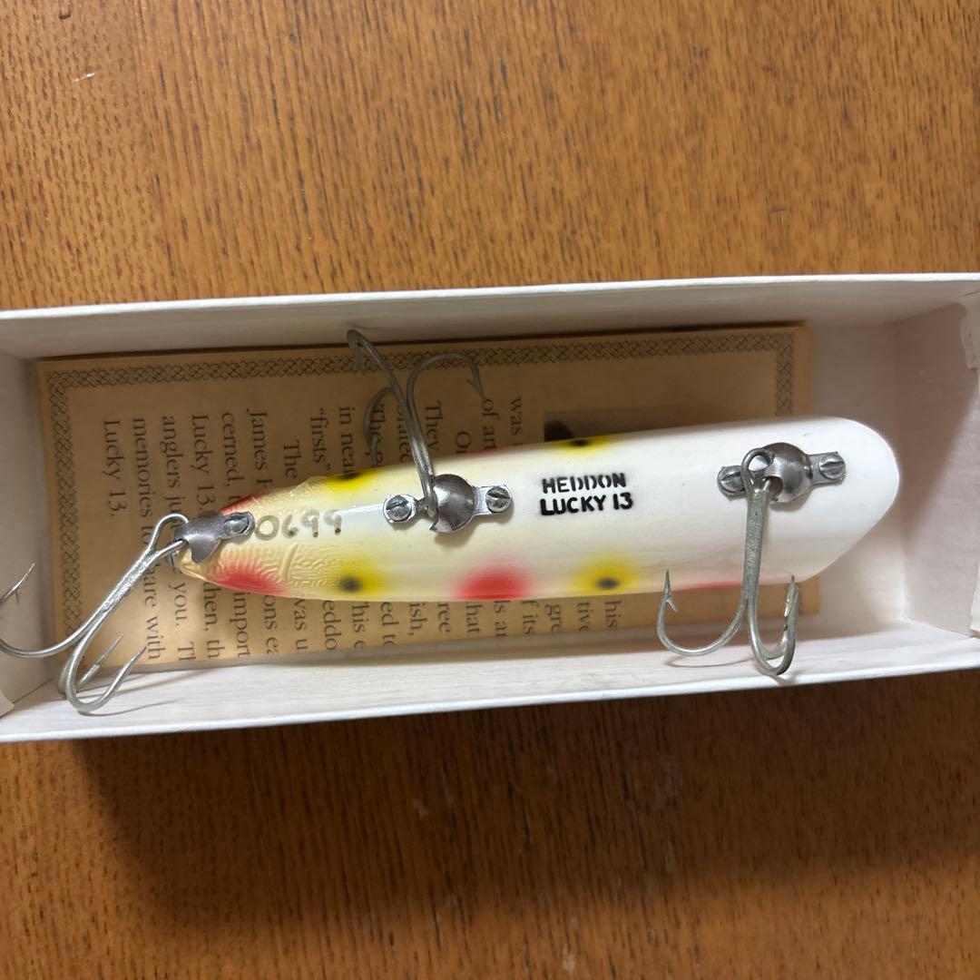 ルアー・フライ Heddon DOWAGIAC Wood Lucky 13