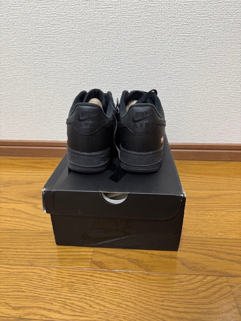 Supreme × Nike Air Force 1 Low 黒 24センチ