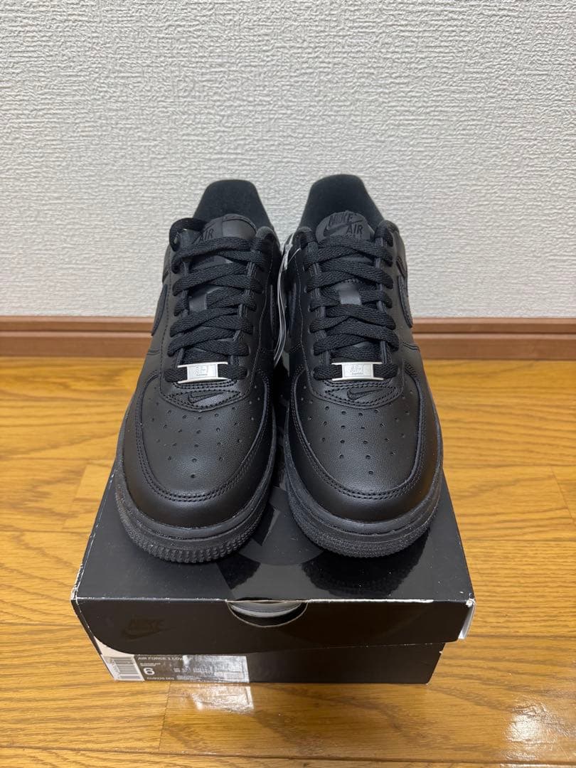 Supreme × Nike Air Force 1 Low 黒 24センチ