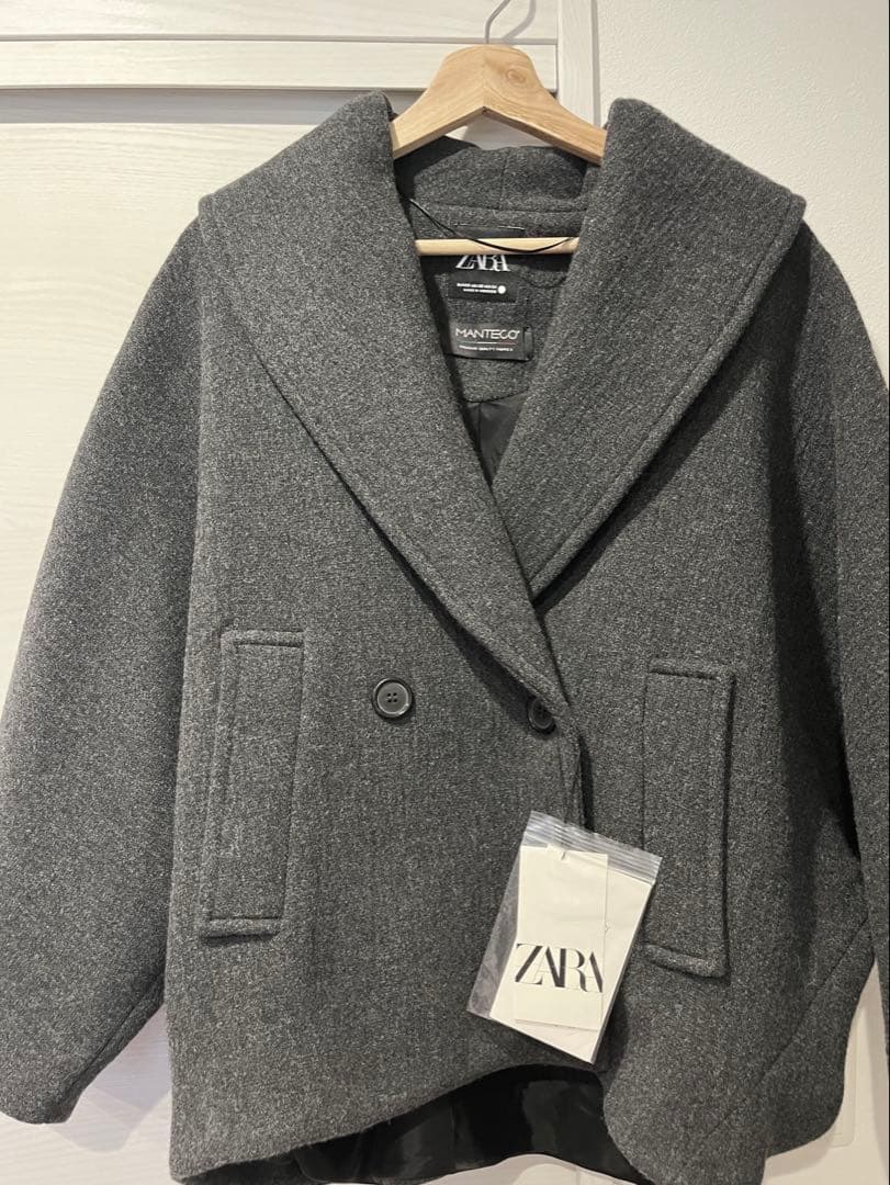 【タグ付き新品】 ZARA マンテコ オーバーサイズ ウールコート