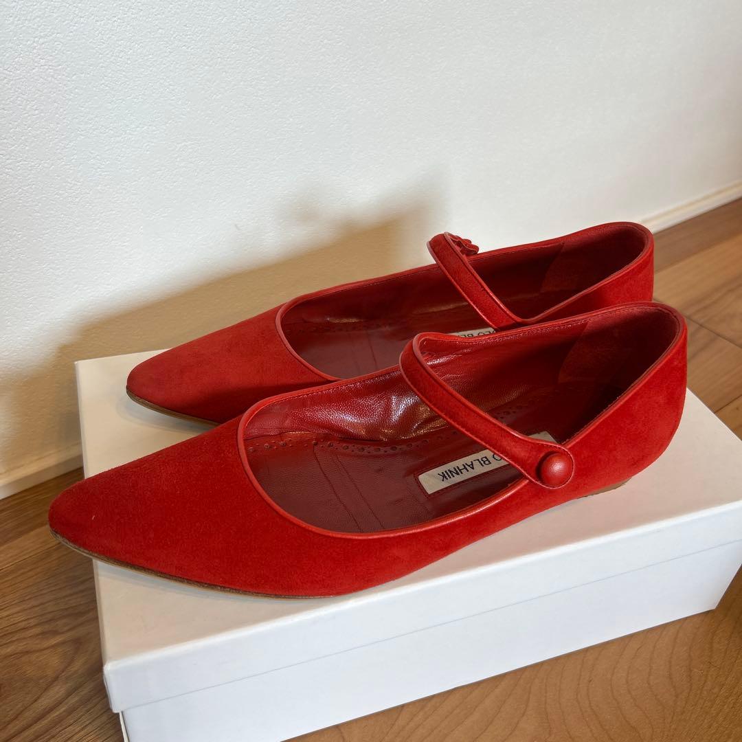 MANOLO BLAHNIK マノロブラニク メリージェーン　36.5