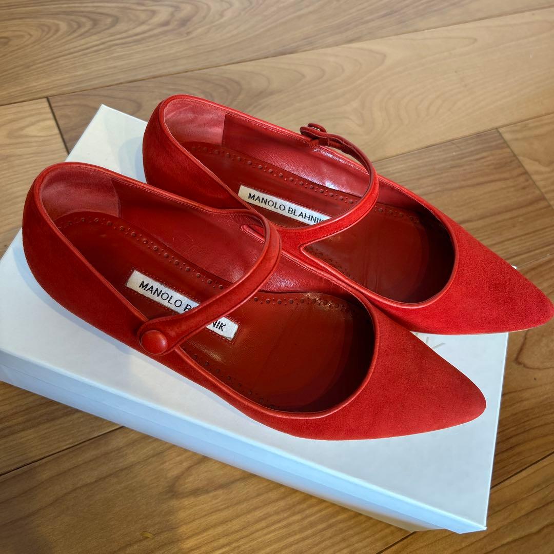 MANOLO BLAHNIK マノロブラニク メリージェーン　36.5