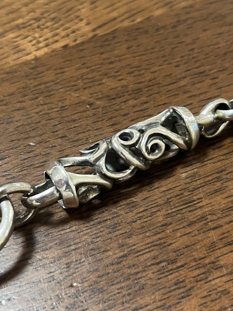 クロスローラー　シルバーウォレットチェーン