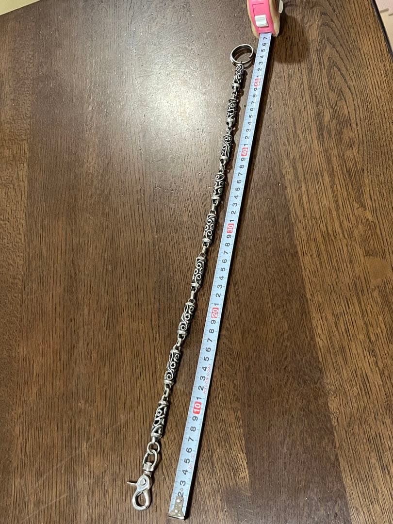 クロスローラー　シルバーウォレットチェーン