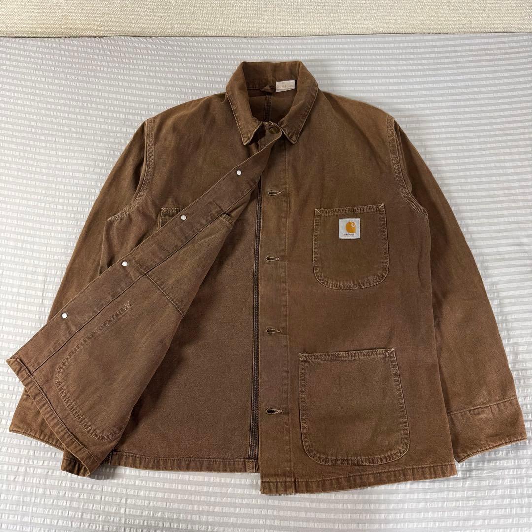 希少レア　裏地無し　カーハート　チョアコート　カバーオール　USA製