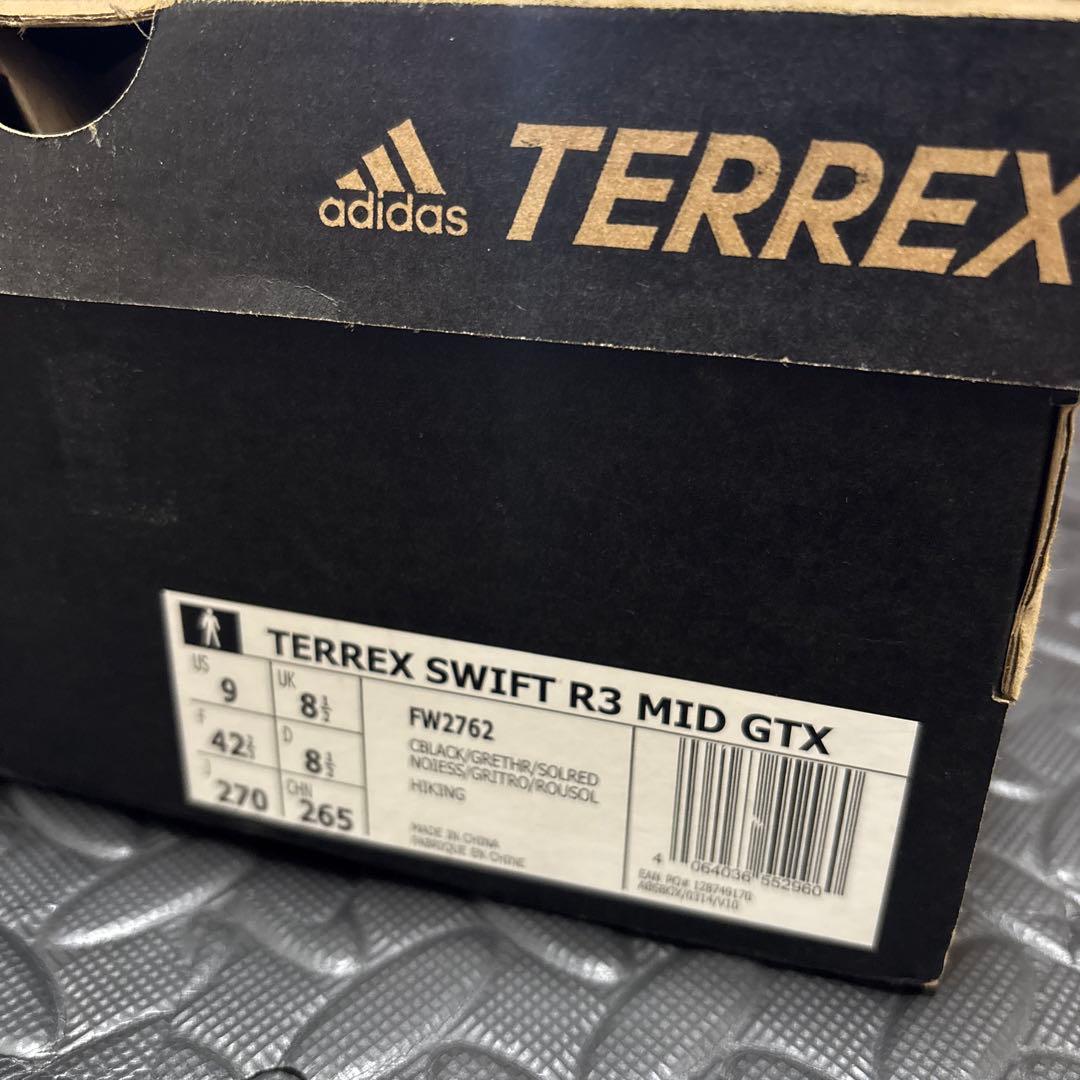 TERREX SWIFT R3 MID GTX 27cmゴアテックス シューズ