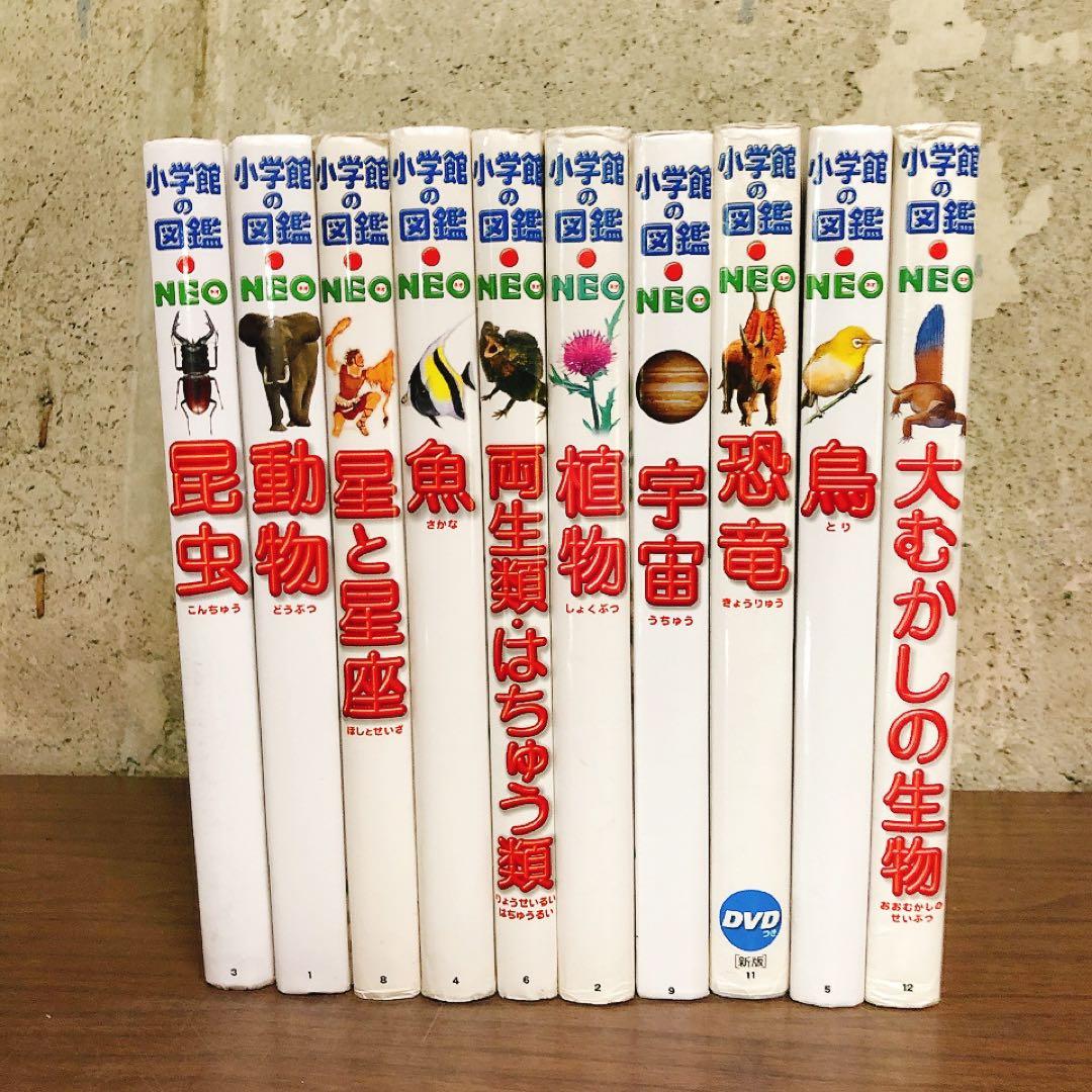 小学館の図鑑NEO　10冊セット　まとめ売り