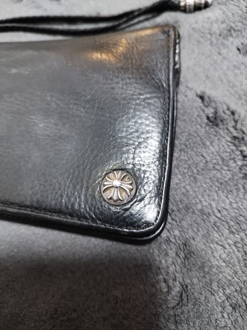 クロムハーツ　2zipウォレット　ストラップ　原本付き