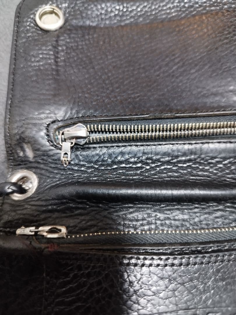 クロムハーツ　2zipウォレット　ストラップ　原本付き