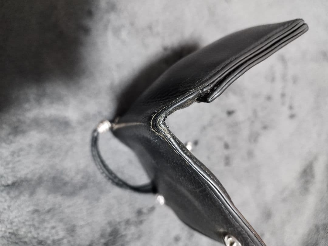 クロムハーツ　2zipウォレット　ストラップ　原本付き