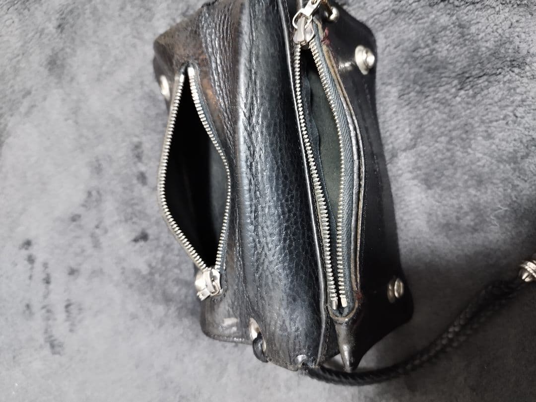 クロムハーツ　2zipウォレット　ストラップ　原本付き