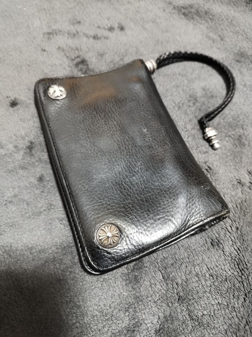 クロムハーツ　2zipウォレット　ストラップ　原本付き