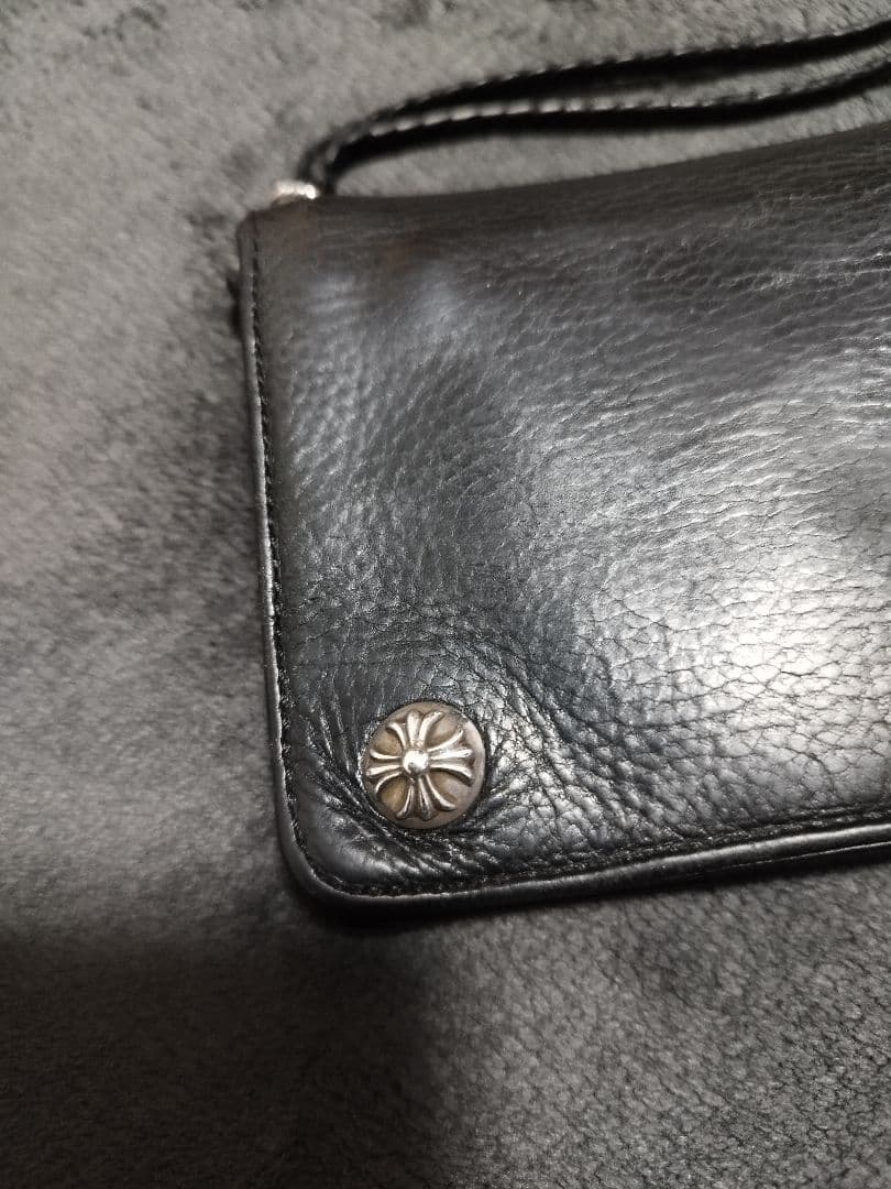 クロムハーツ　2zipウォレット　ストラップ　原本付き