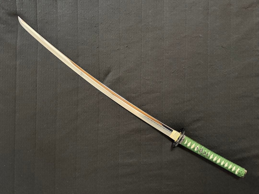 刀　かたな　剣　美品　緑雲塗鞘　大刀　長尺　模造刀　美術刀　舞踊　大衆演劇　芝居