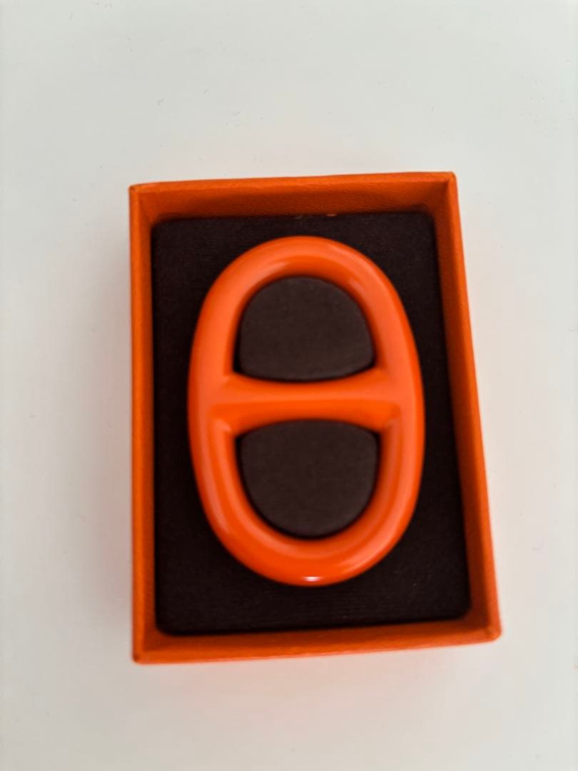 HERMES シェーヌダンクル　スカーフリング　未使用品