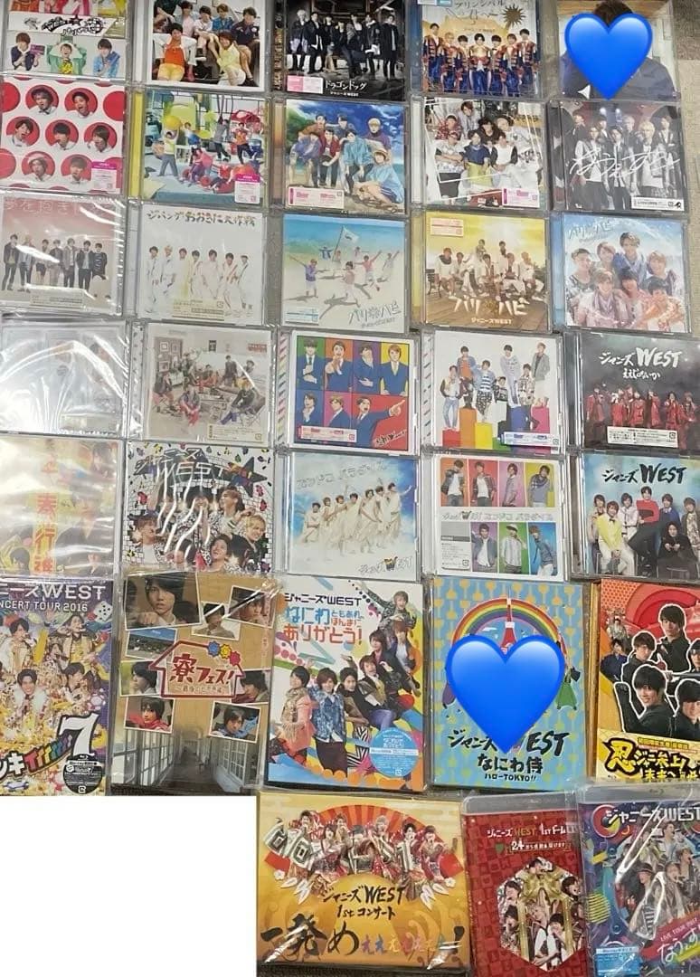 ジャニーズWEST CD DVD BluRay  まとめ売り  WEST.