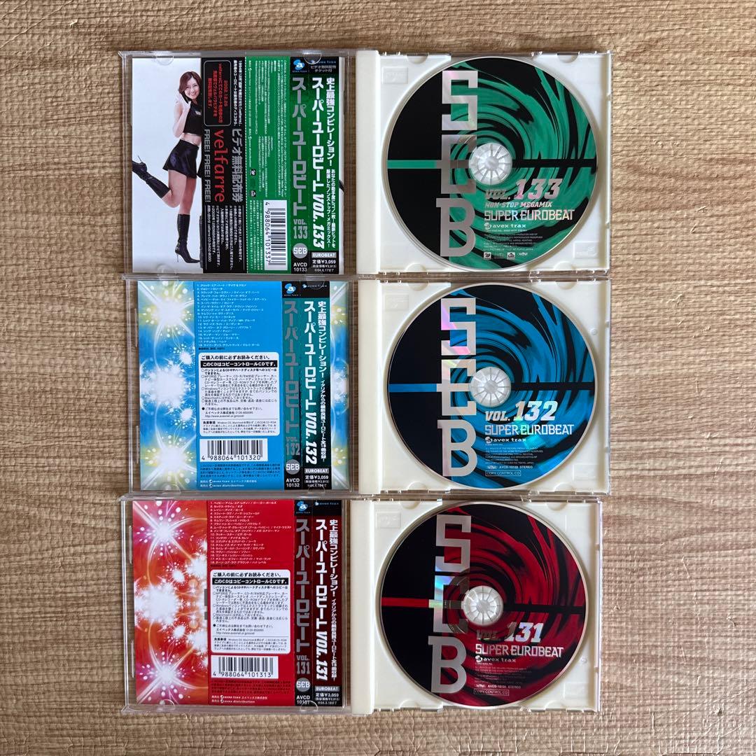 スーパーユーロビート VOL.131〜140 10枚セット