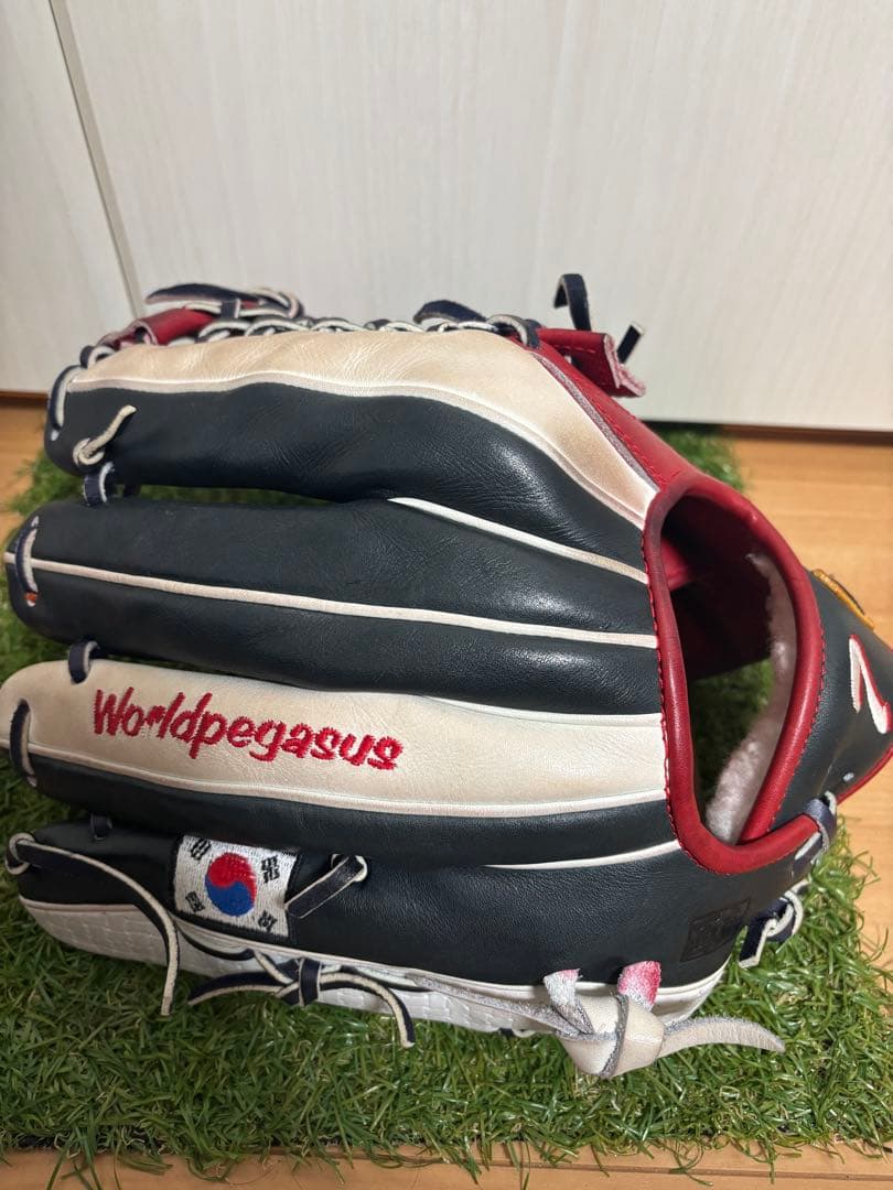 プロ支給品　実使用　WBC韓国代表　キムハソン　ワールドペガサス　内野手　コユニ