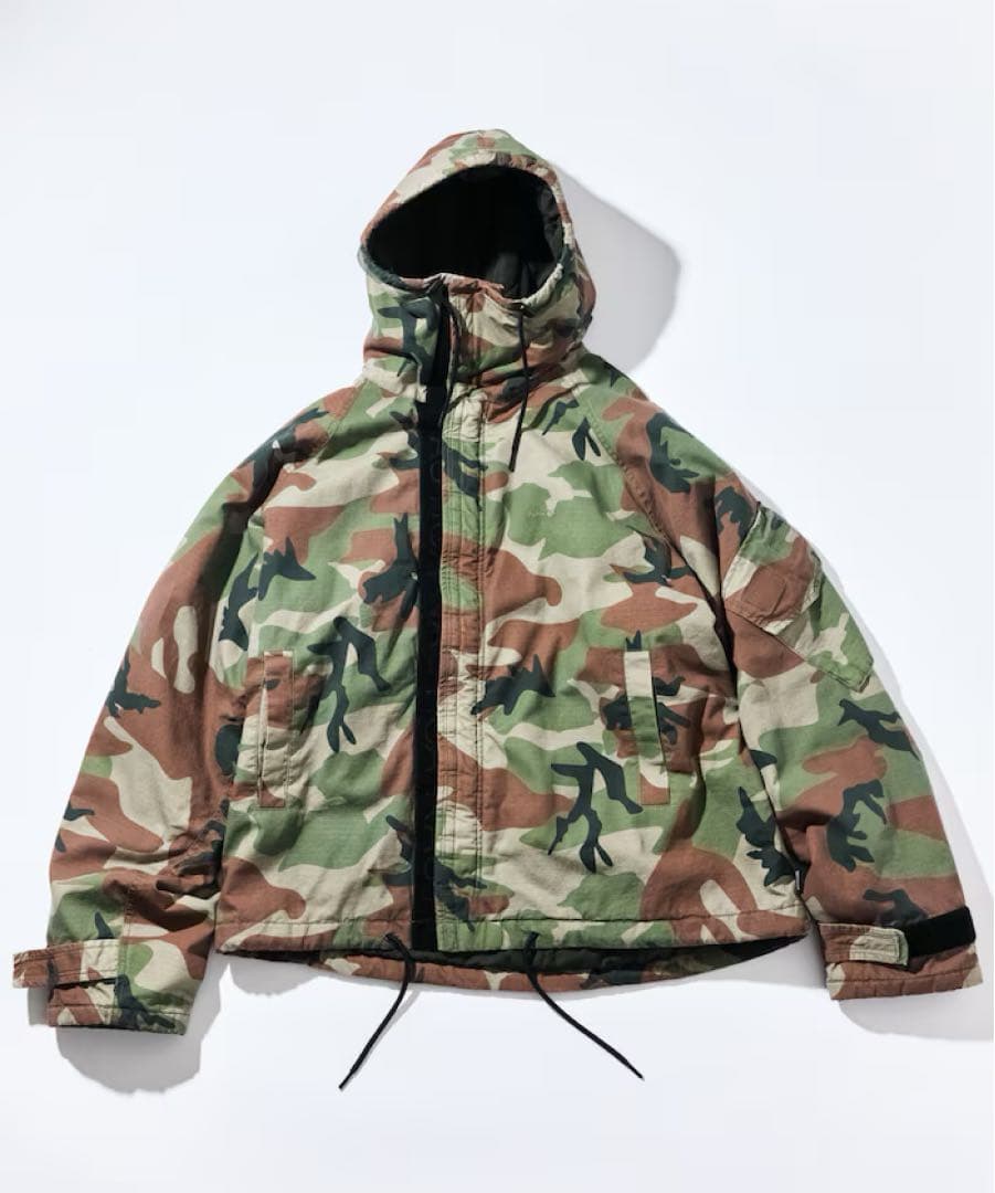 【NAUTICA】ビックシルエットミリタリーショートブルゾン 未使用に近い 美品