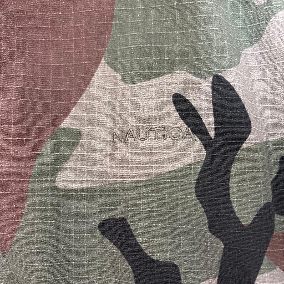 【NAUTICA】ビックシルエットミリタリーショートブルゾン 未使用に近い 美品