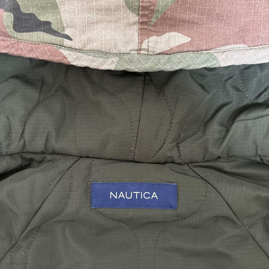 【NAUTICA】ビックシルエットミリタリーショートブルゾン 未使用に近い 美品