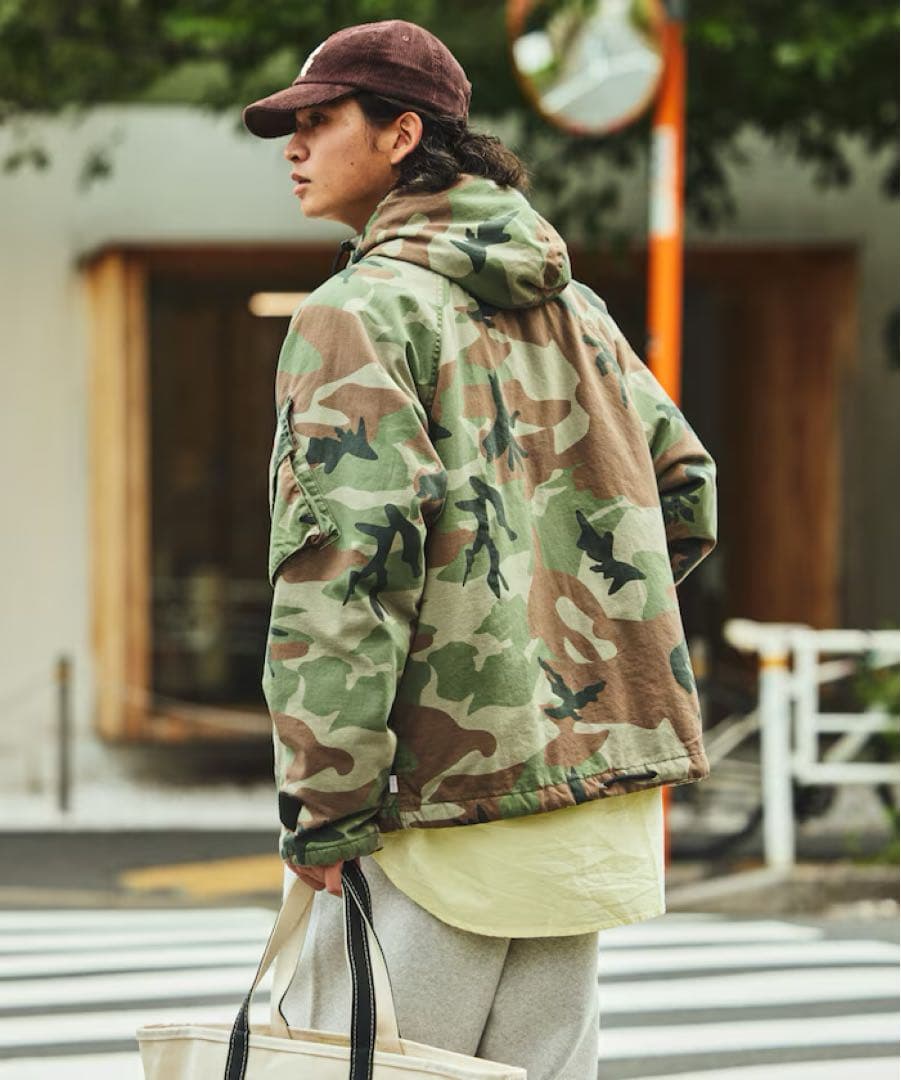 【NAUTICA】ビックシルエットミリタリーショートブルゾン 未使用に近い 美品